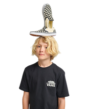 Little Kids Classic Slip-On - Checkerboard Black/White