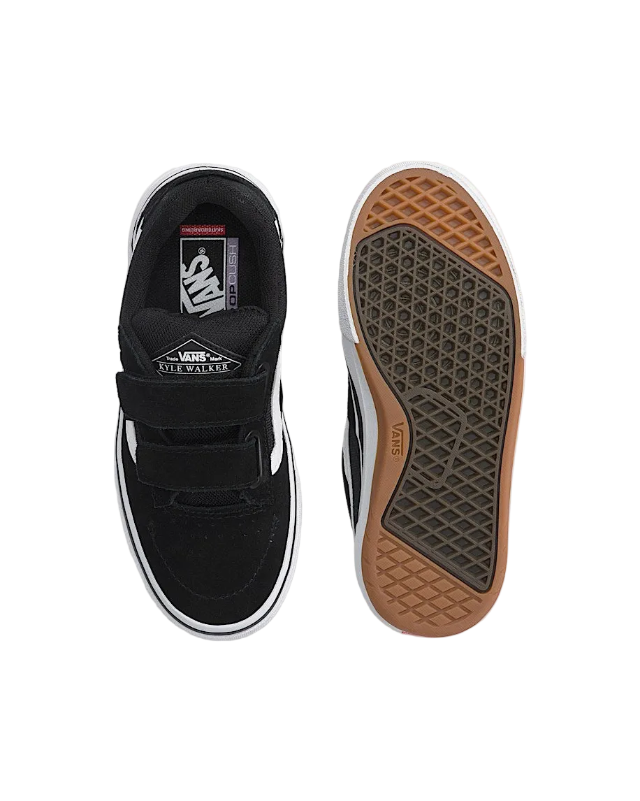 Little Kids Skate Kyle Walker Wafflecup V - Black/White