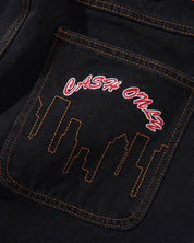Logo Denim Shorts - Washed Black