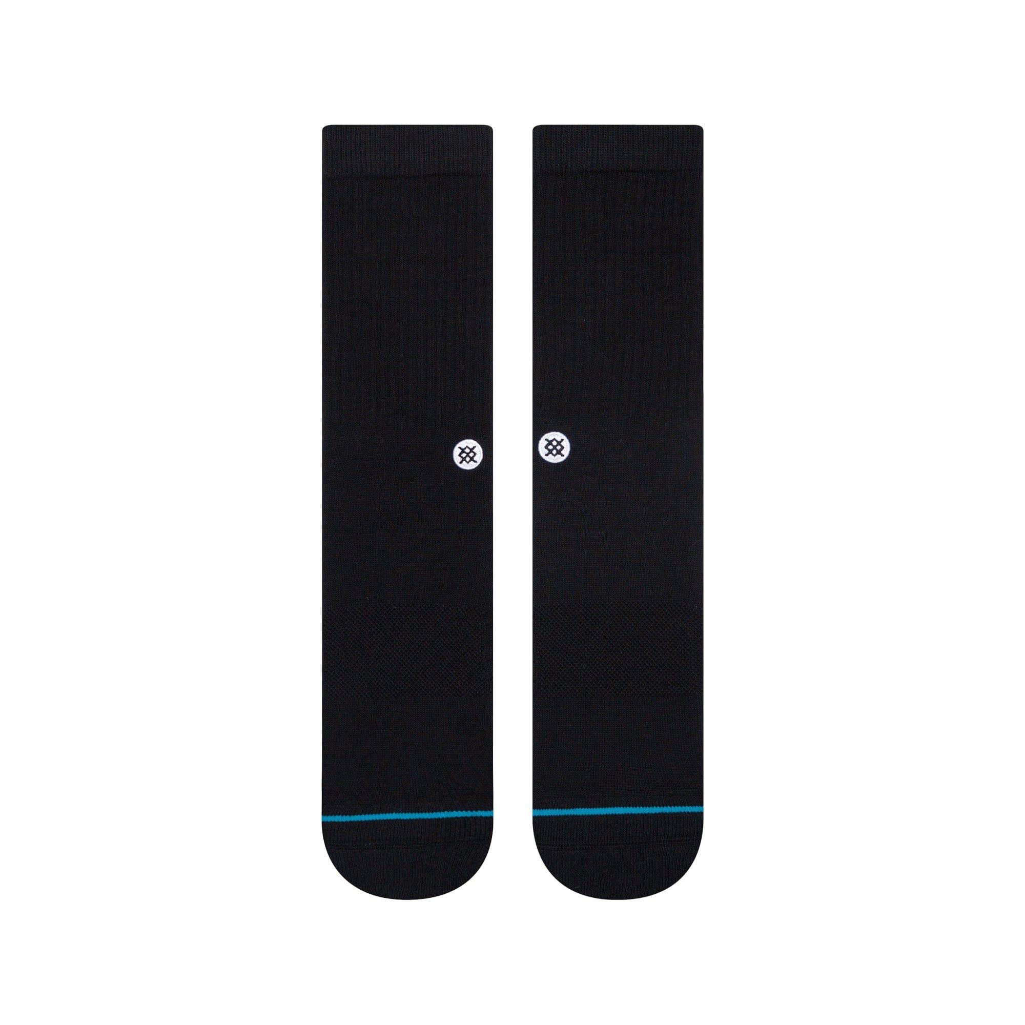 Icon Crew Socks - Black