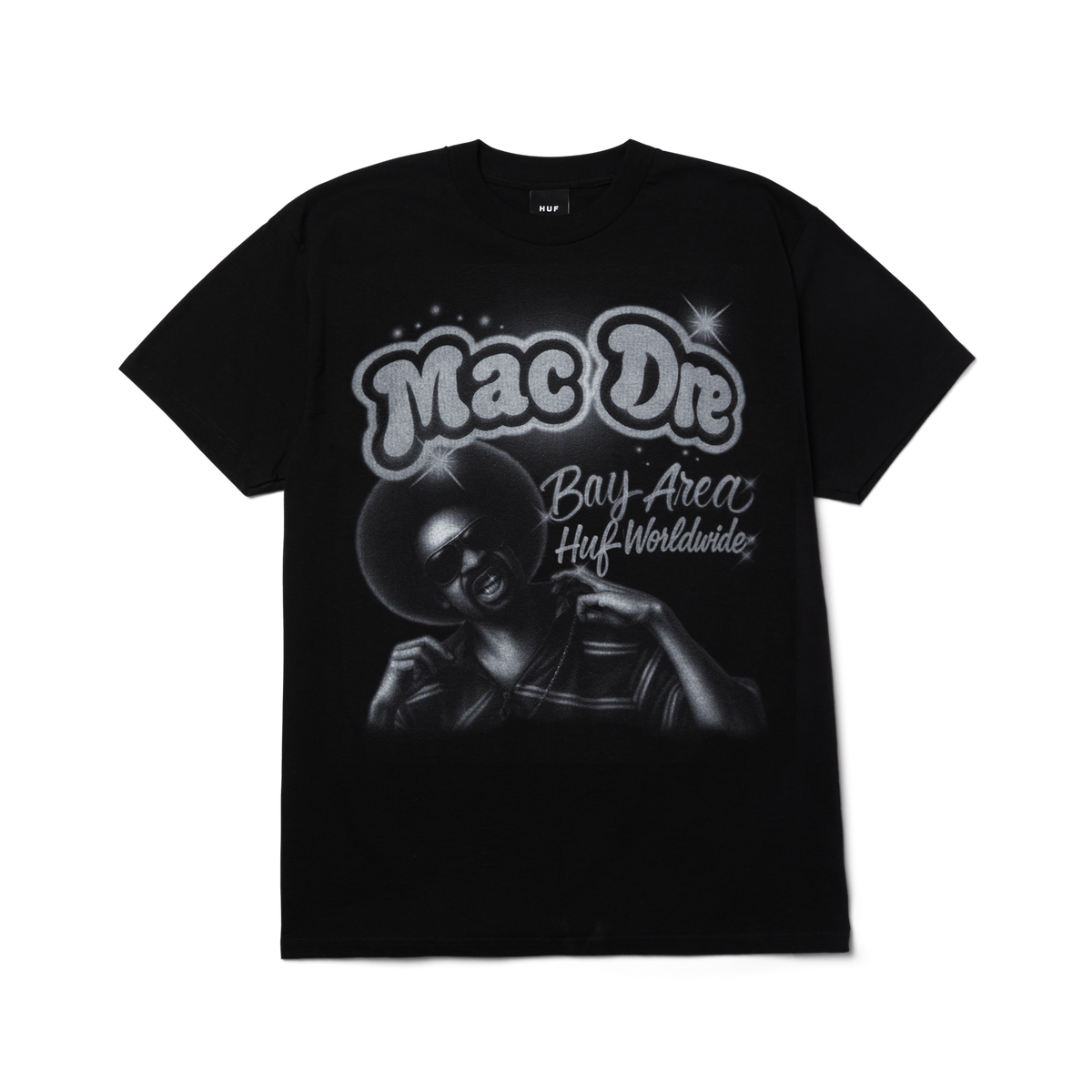 HUF x Mac Dre Airbrush T-Shirt - Noir