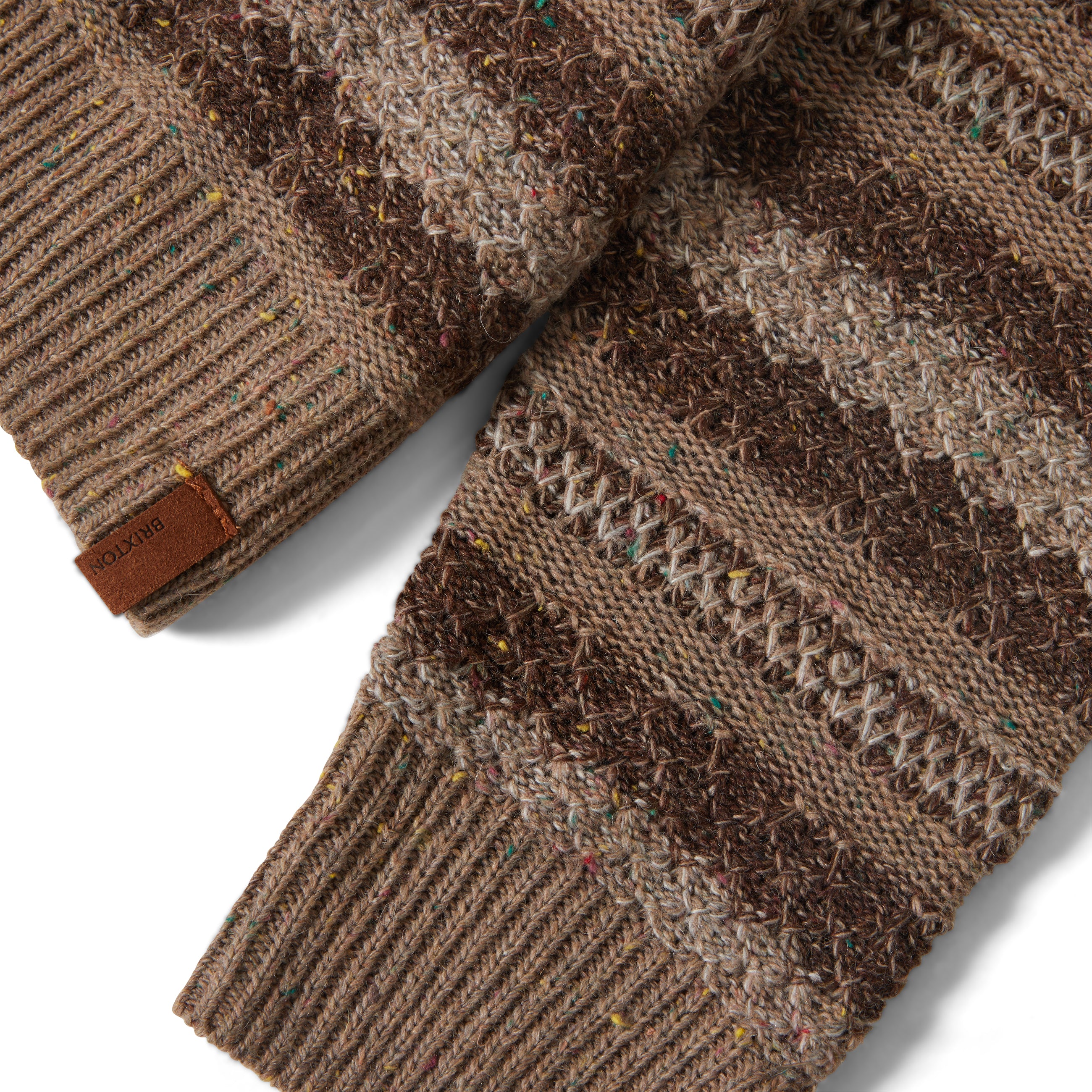 Midnight Crew Sweater - Multi Neutral Stripe