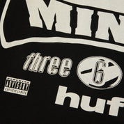 HUF x Three 6 Mafia Most Known Unknown T-Shirt - Washed Black