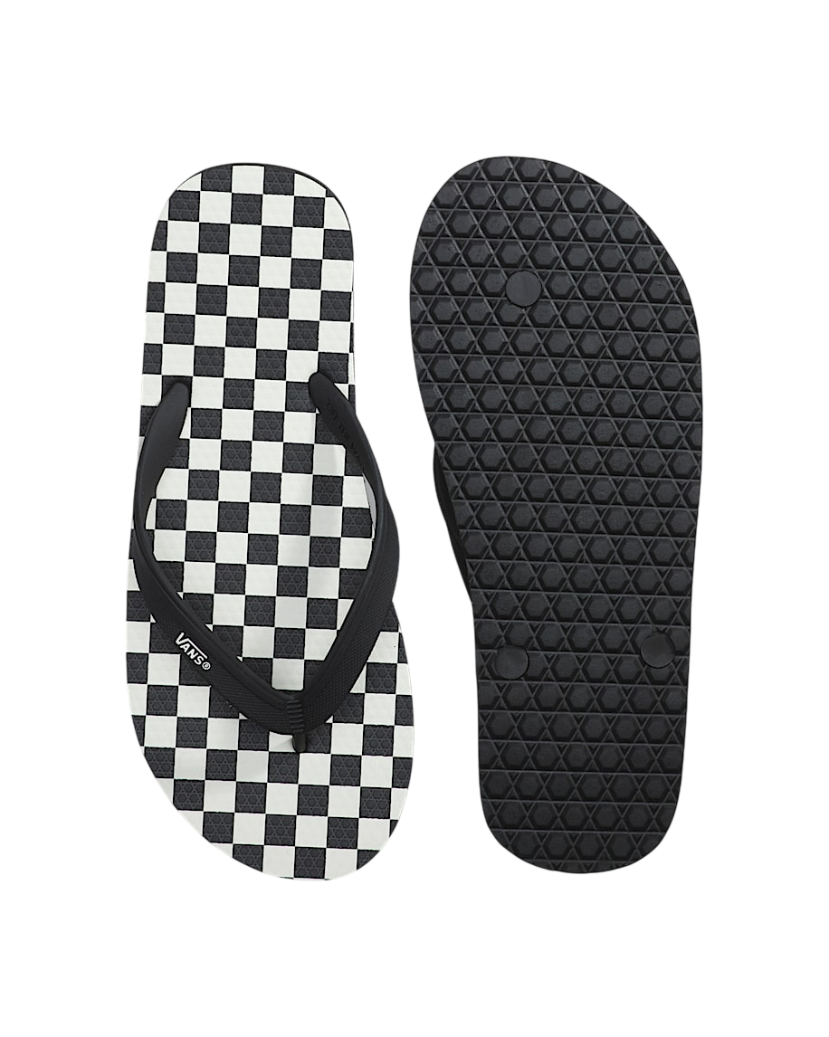 Makena Sandale Damier - Damier Noir/Blanc Marshmallow