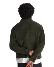 Martinez Cord Overshirt - Obsidian Fern Green