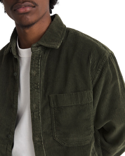 Martinez Cord Overshirt - Obsidian Fern Green