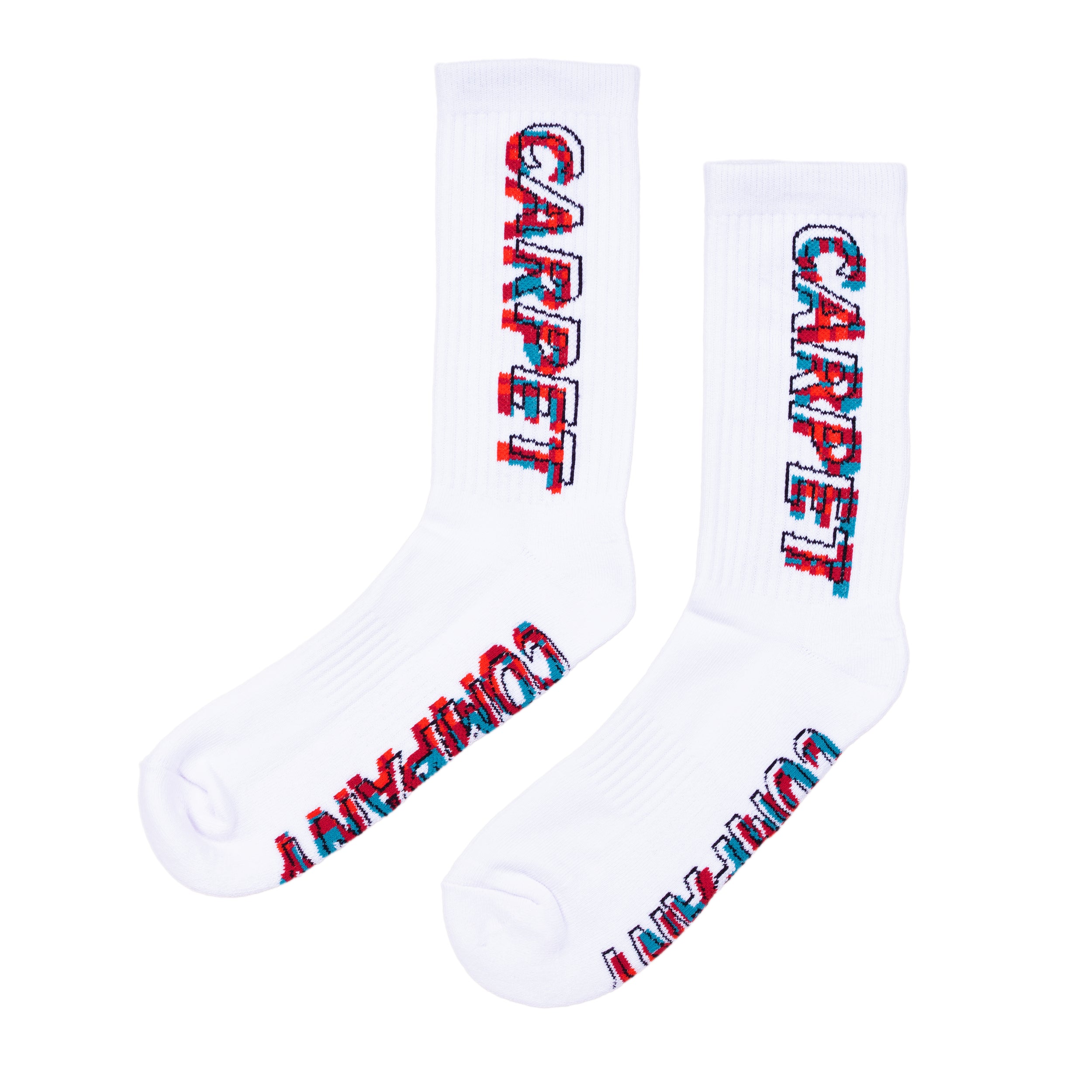 Chaussettes Misprint - Blanc
