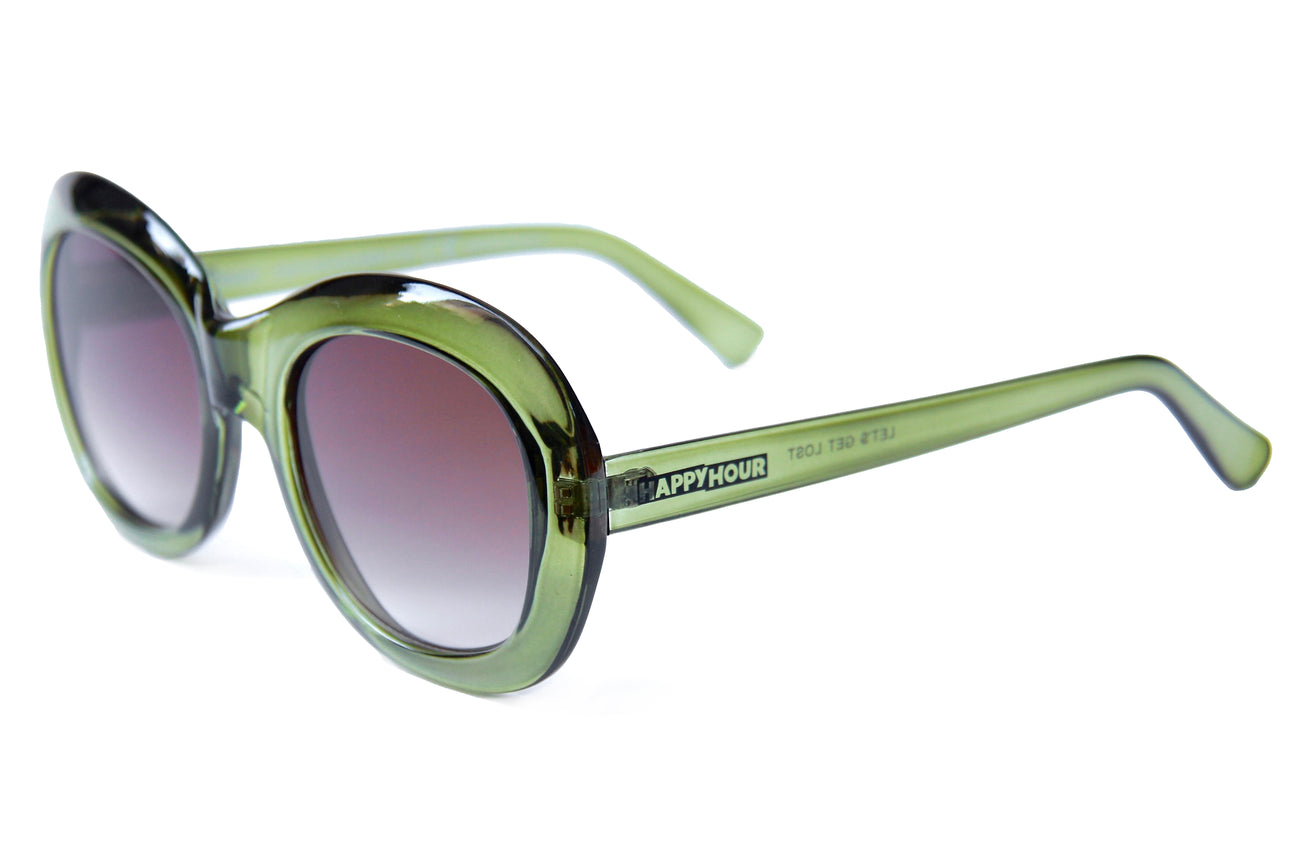 Bikini Beach Lunettes de Soleil - Vert Mousse