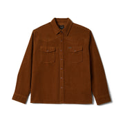New West Relaxed Overshirt - Washed Copper Corduroy