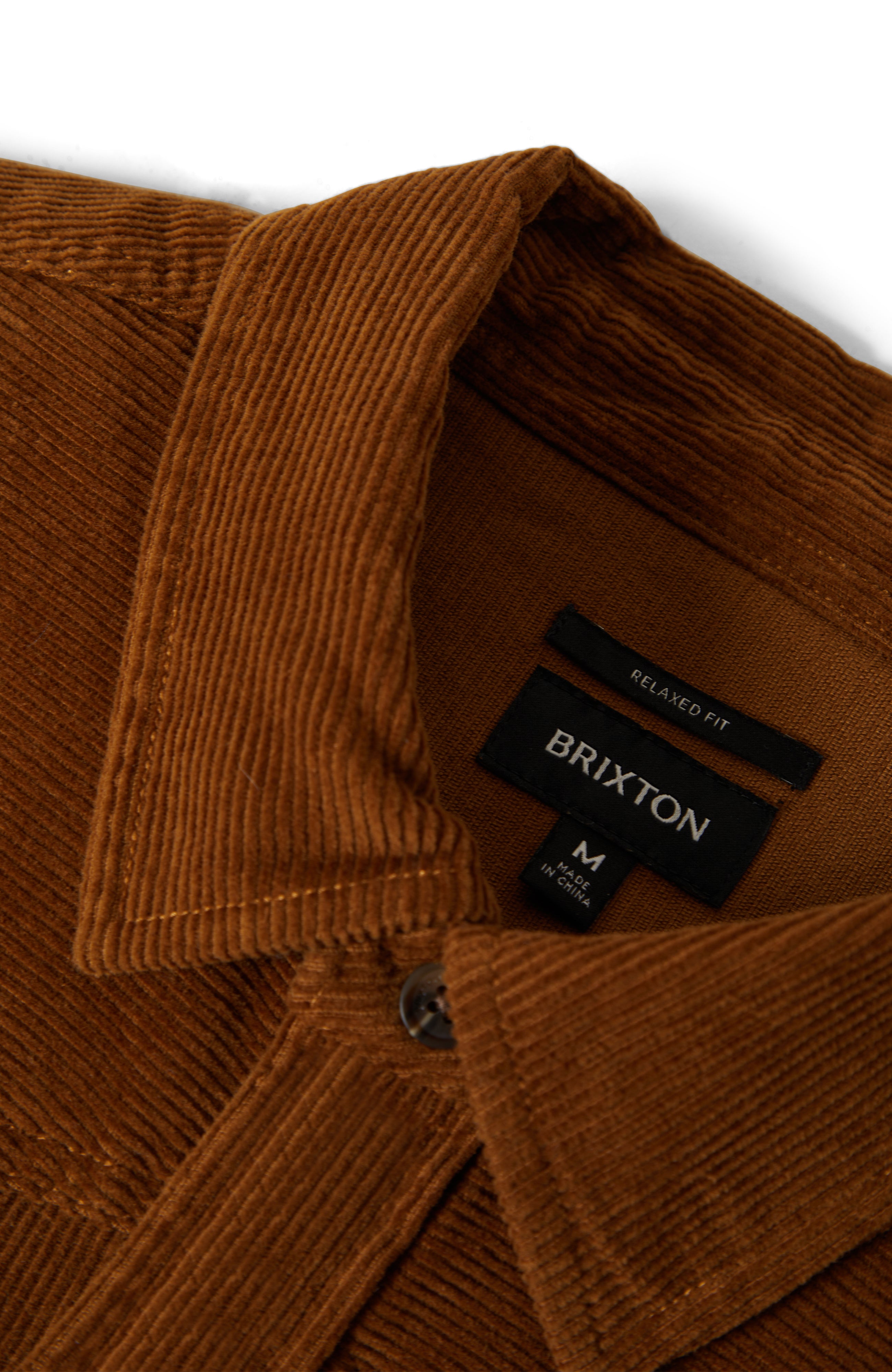 New West Relaxed Overshirt - Washed Copper Corduroy