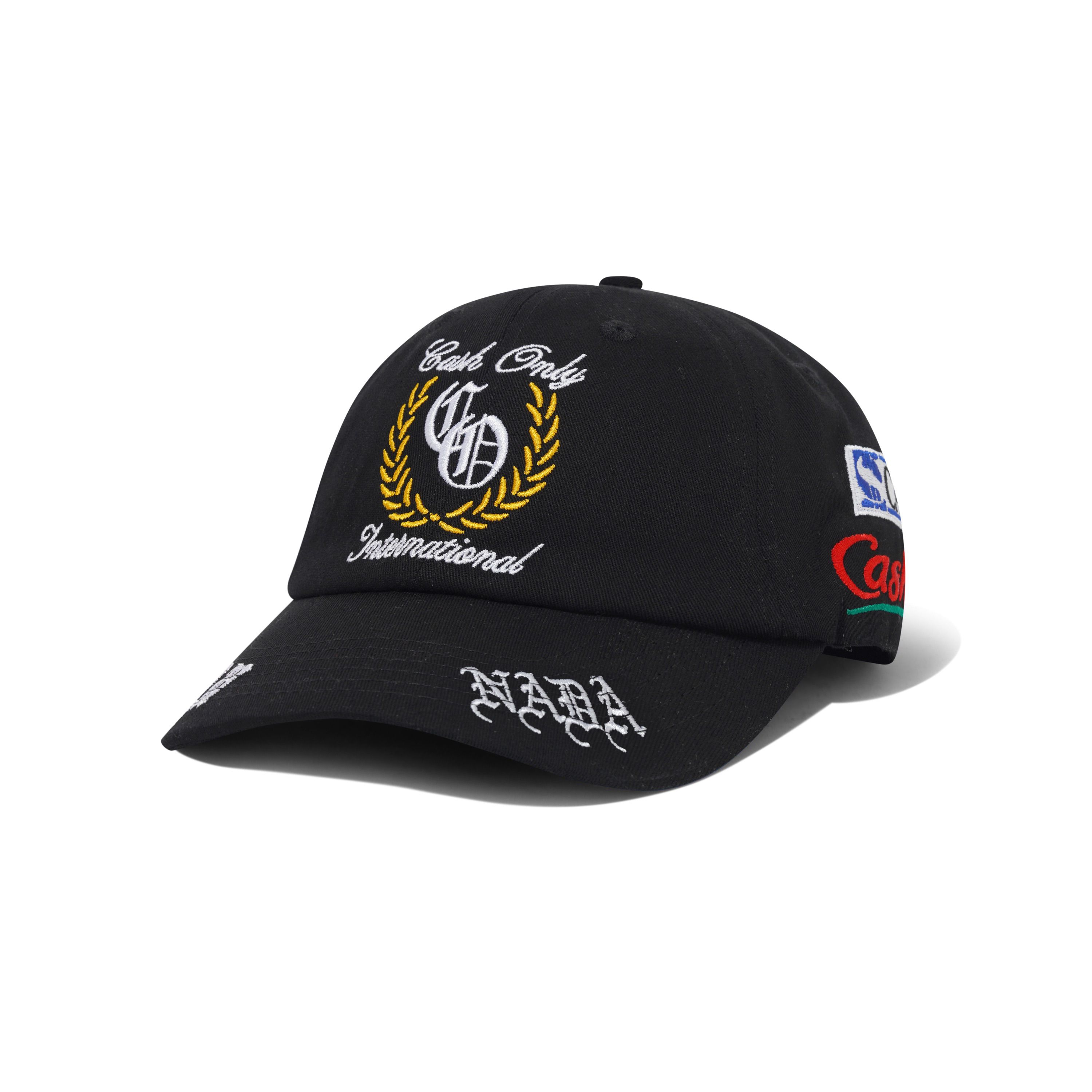 Nada 6 Panel Cap - Black