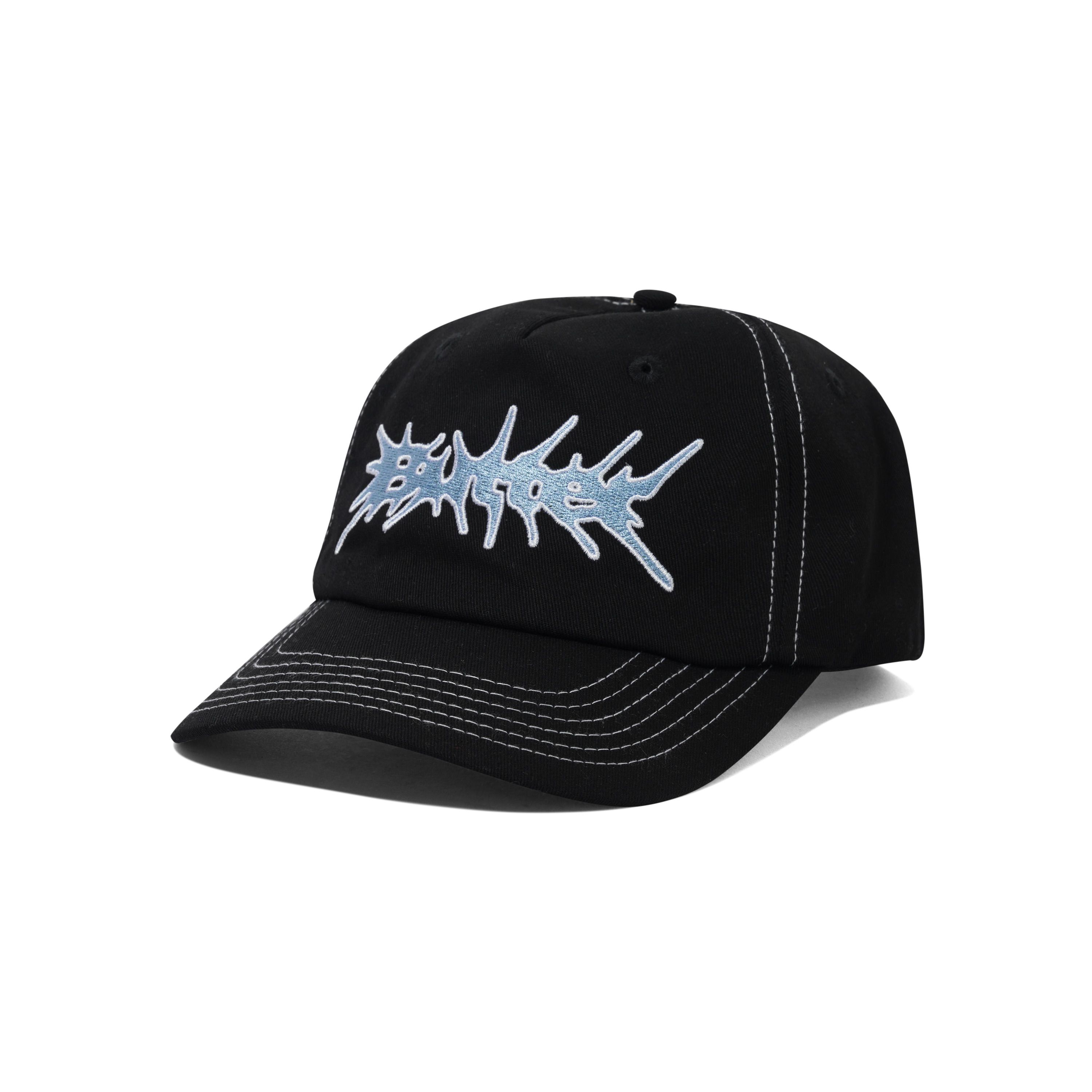 Nail 5 Panel Cap - Black