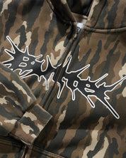 Sweat à Capuche Zippé Logo Nail - Camo Frog