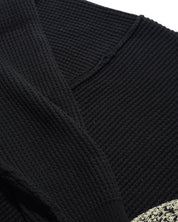Newcomer Reversible Knit Sweater - Black