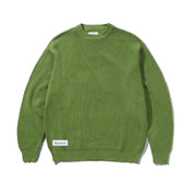 Newcomer Reversible Knit Sweater - Grass