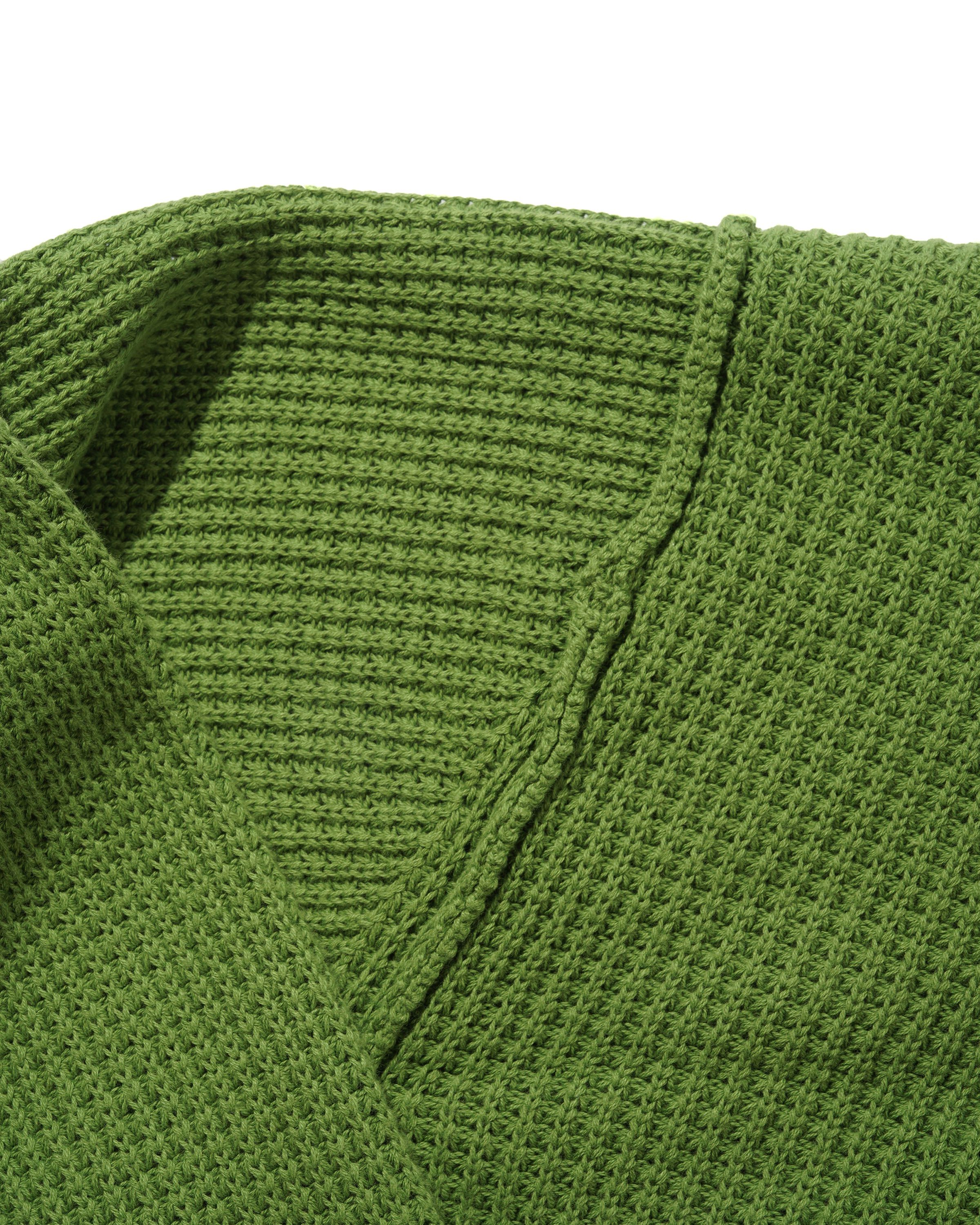 Newcomer Reversible Knit Sweater - Grass