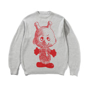 Newcomer Reversible Knit Sweater - Grey