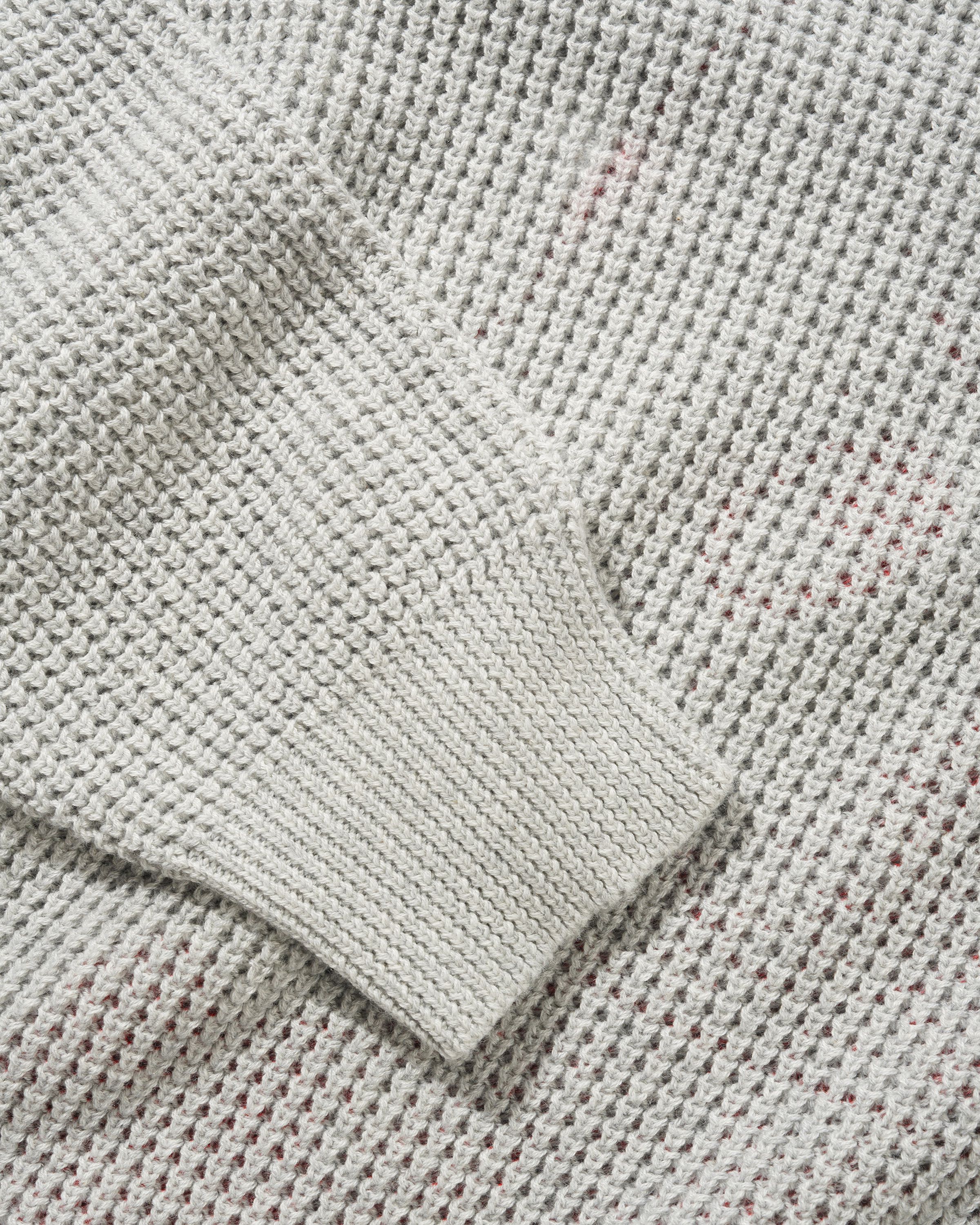 Newcomer Reversible Knit Sweater - Grey