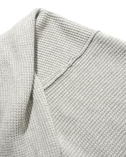 Newcomer Reversible Knit Sweater - Grey