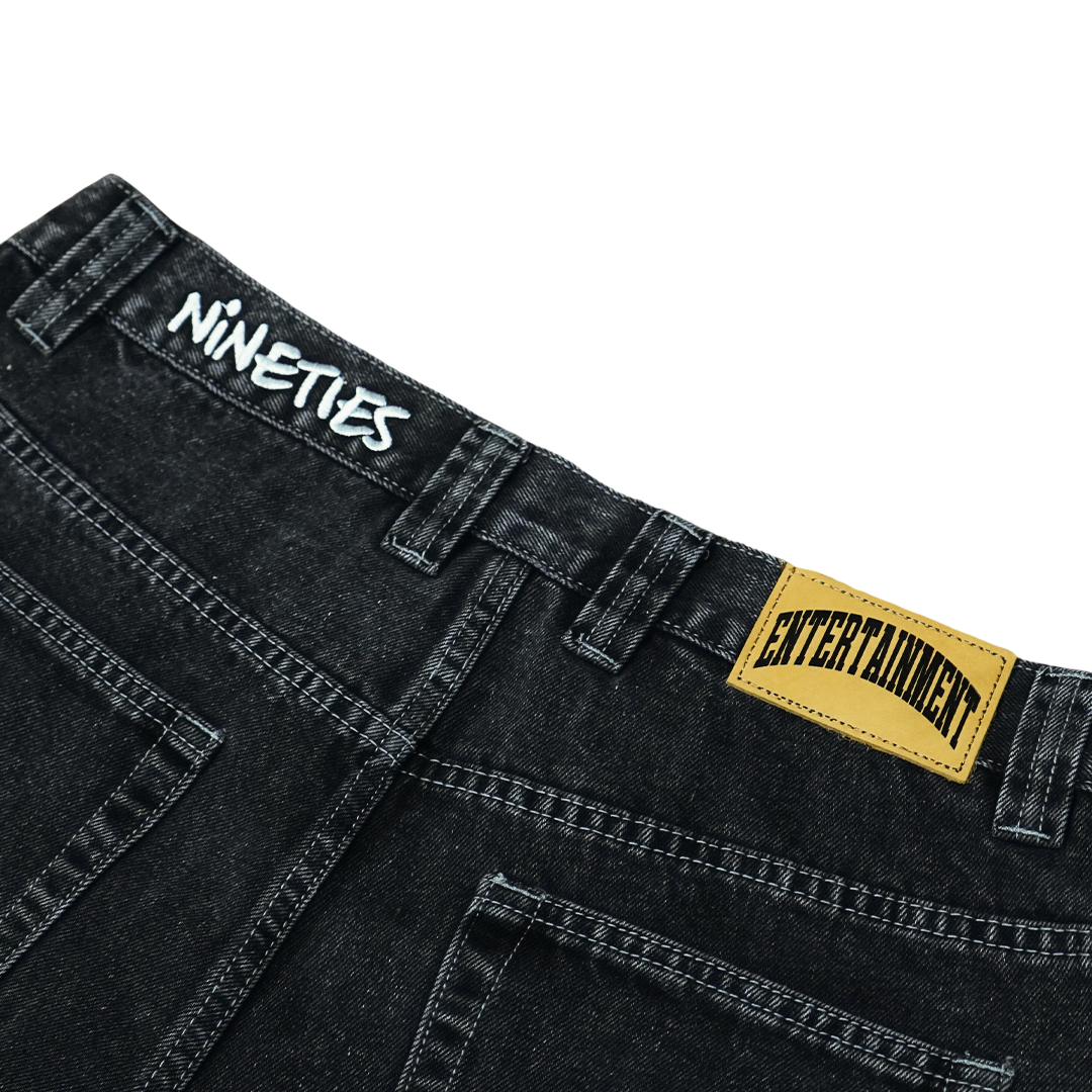 Nineties Jorts - Washed Black
