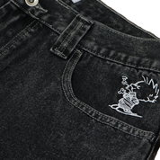 Nineties Jorts - Washed Black