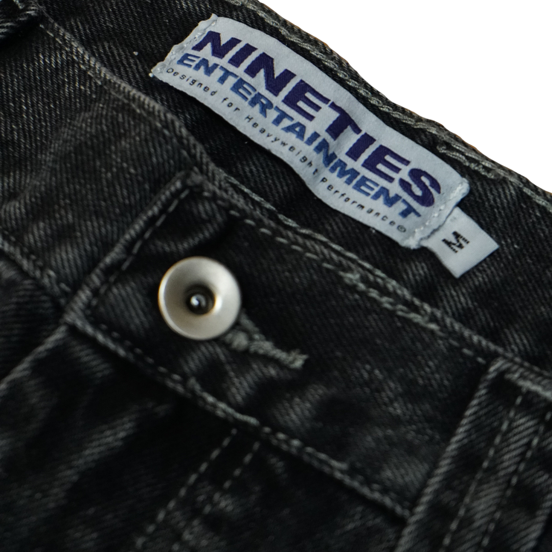 Nineties Jorts - Washed Black
