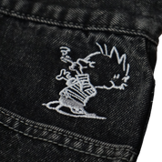 Nineties Jorts - Washed Black