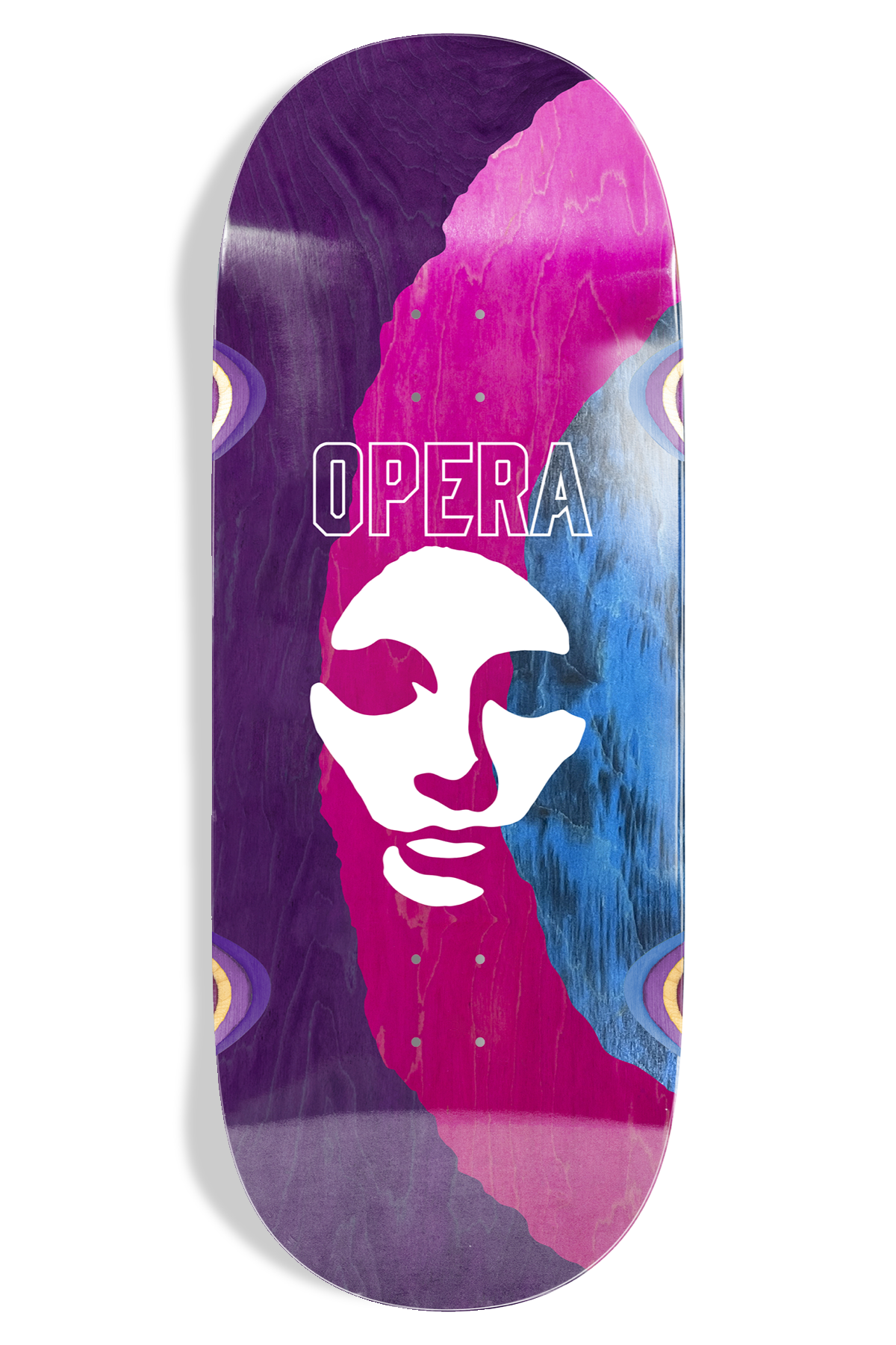 Triple Torn Big Mask Ex7 Deck - Blue/Purple/Pink
