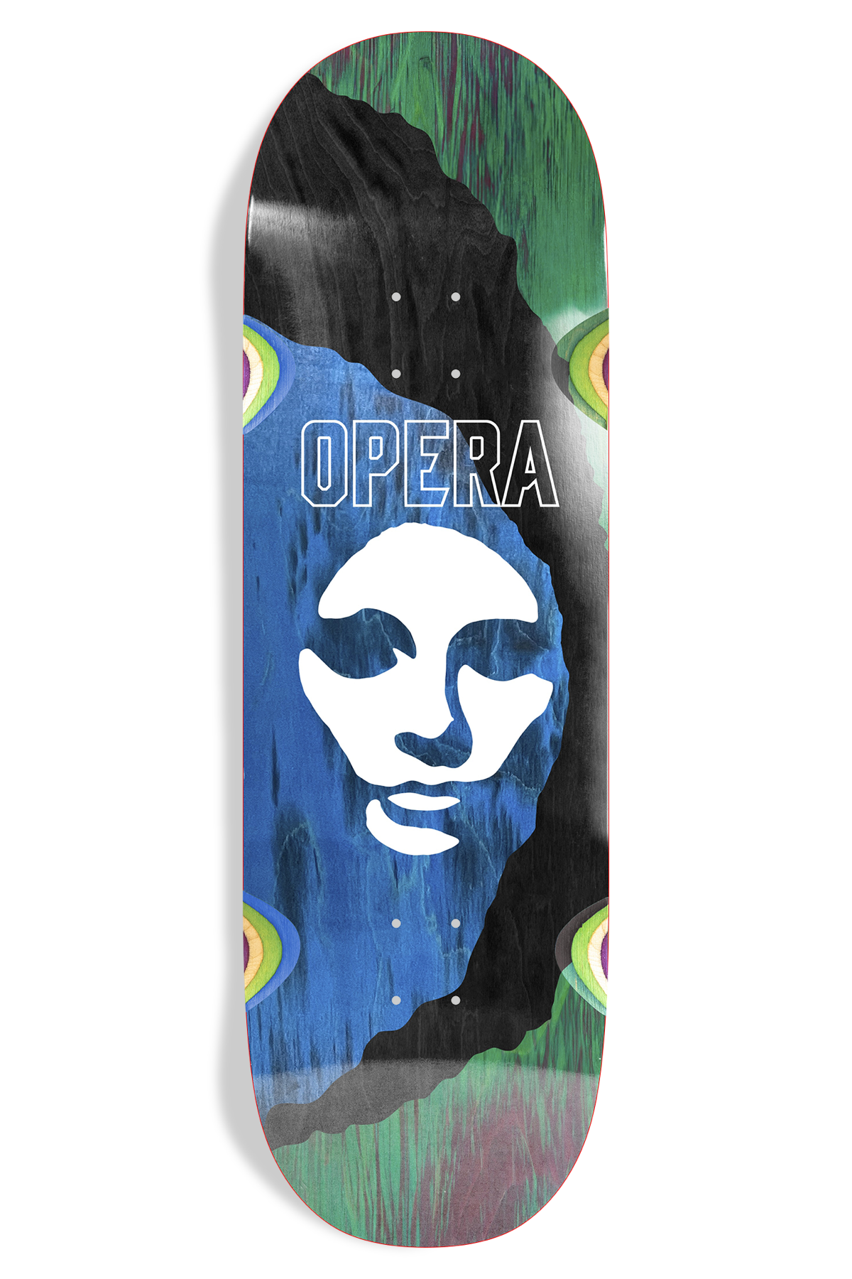 Triple Torn Big Mask Ex7 Deck - Blue/Black/Green
