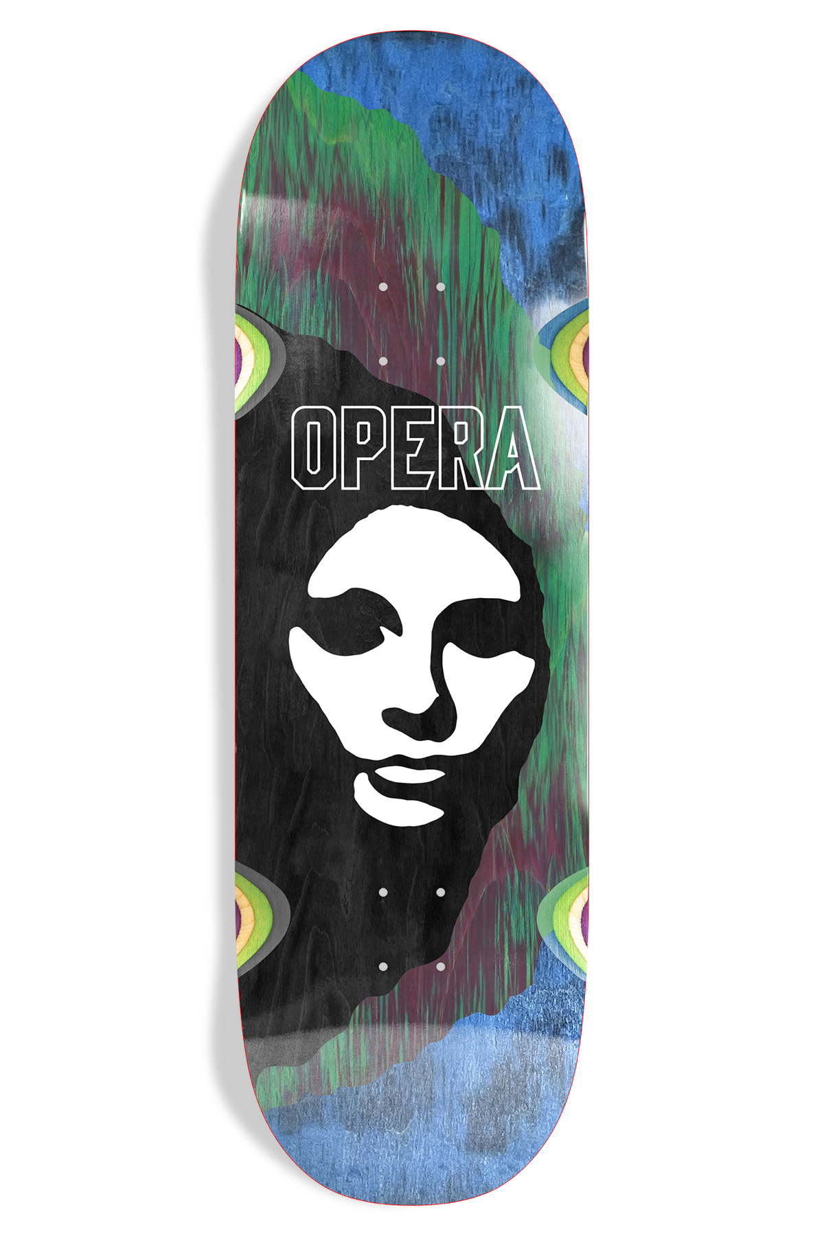 Triple Torn Big Mask Ex7 Deck - Blue/Black/Green