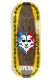 Fatties Torn Spike EX7 Deck - Brown/Yellow
