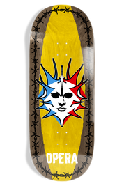 Fatties Torn Spike EX7 Deck - Brown/Yellow