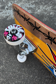 Fatties Torn Spike EX7 Complete Deck - Brown/Yellow