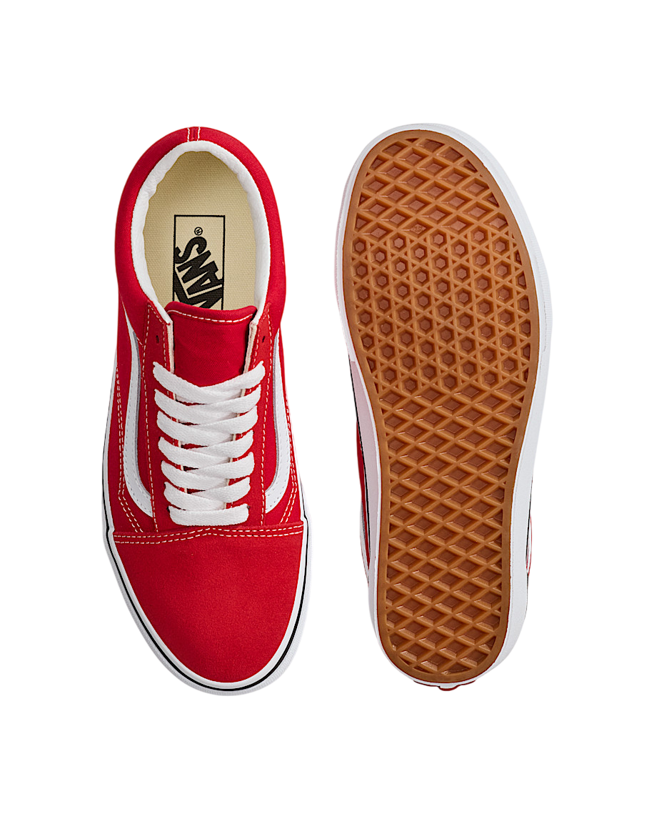 Old Skool - Racing Red/True White