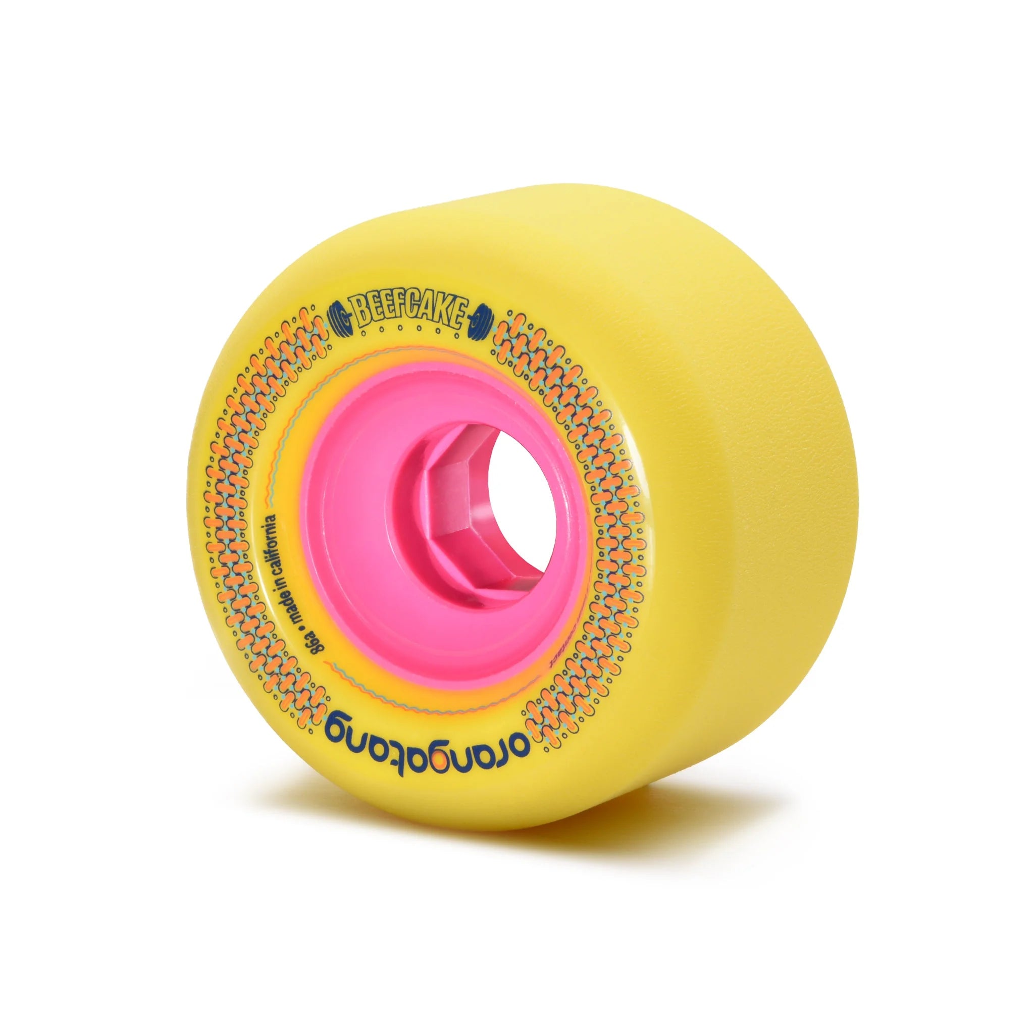 Beefcake Wheels 86A - Yellow