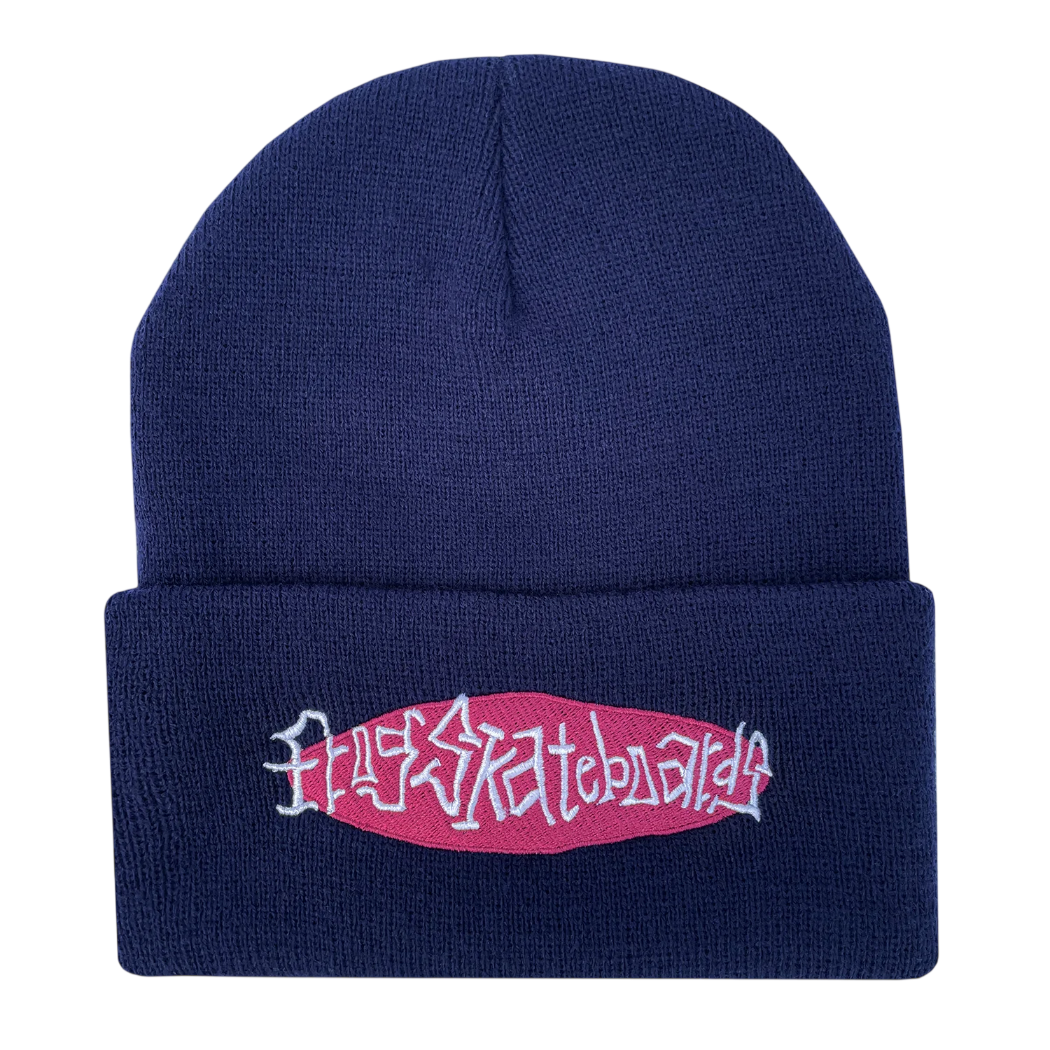 Oval Logo Beanie - Navy