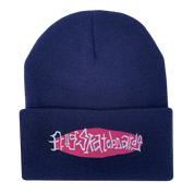 Oval Logo Beanie - Navy