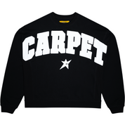 Carpet Pull Col Rond - Noir