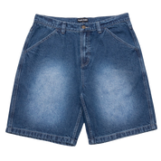 Workers Club Jean Shorts - Faded Washed Dark Indigo