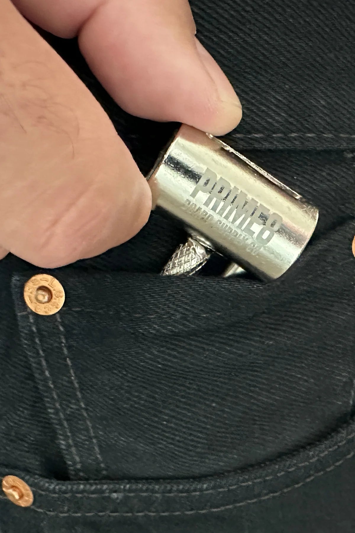 Outil de Skate de Poche Coin Pocket - Argent