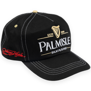 Guiness 5 Panel Snapback Cap - Black
