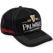 Guinness 5 Panel Snapback Cap - Black
