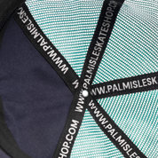League 5 Panel Trucker Cap - Navy/Green