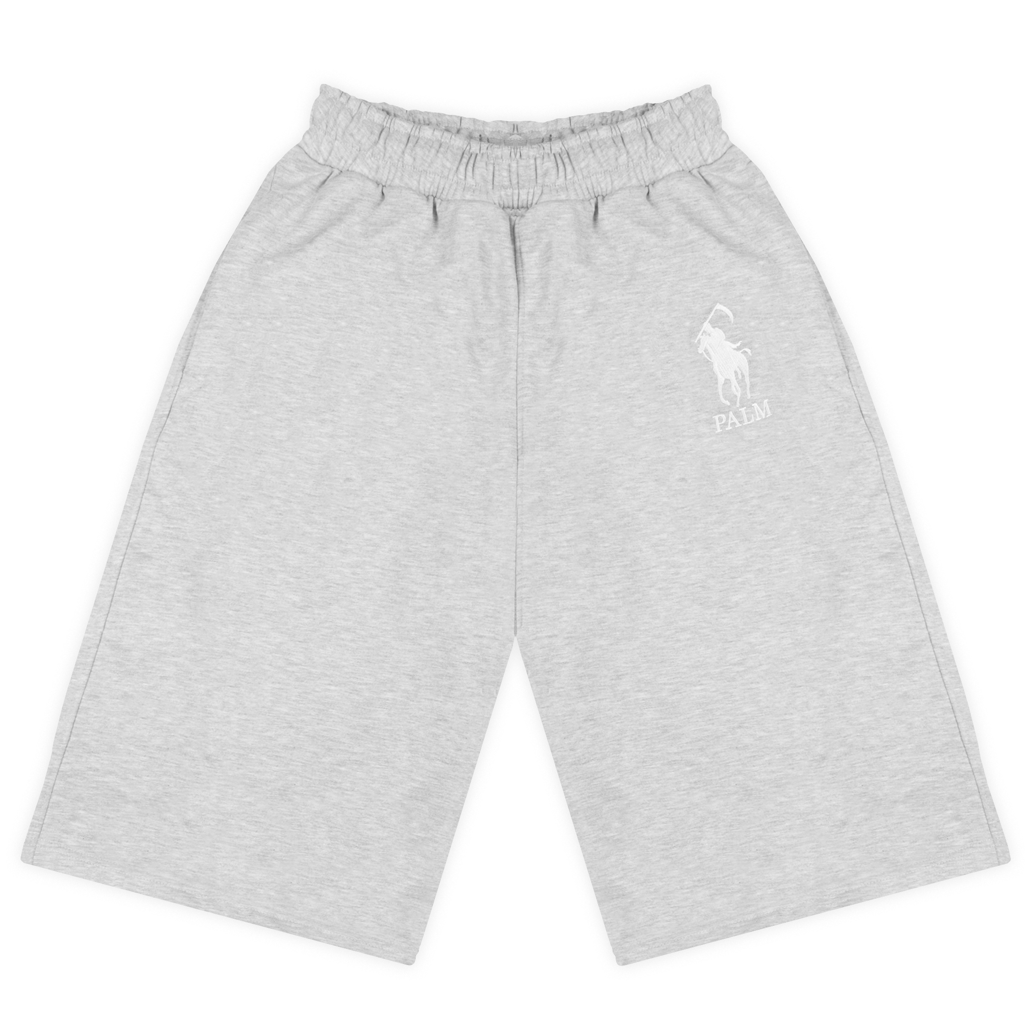 Reaper French Terry Long Shorts - Grey