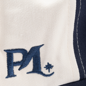 Palm Isle x Metronome 5 Panel Snapback Cap - Navy/Cream