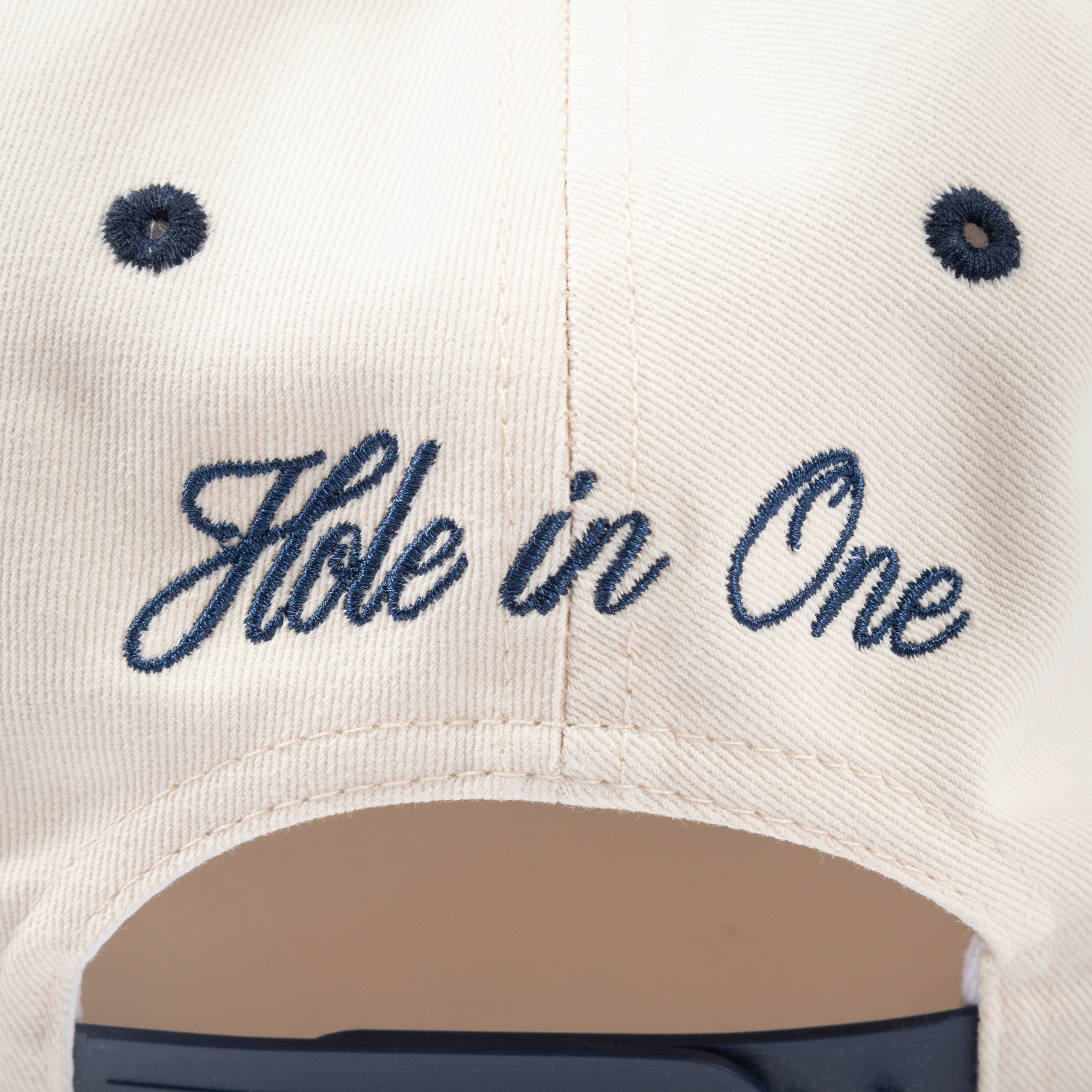 Palm Isle x Metronome 5 Panel Snapback Cap - Navy/Cream
