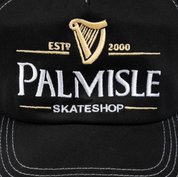 Guiness 5 Panel Snapback Cap - Black