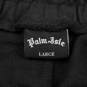 Reaper French Terry Long Shorts - Black