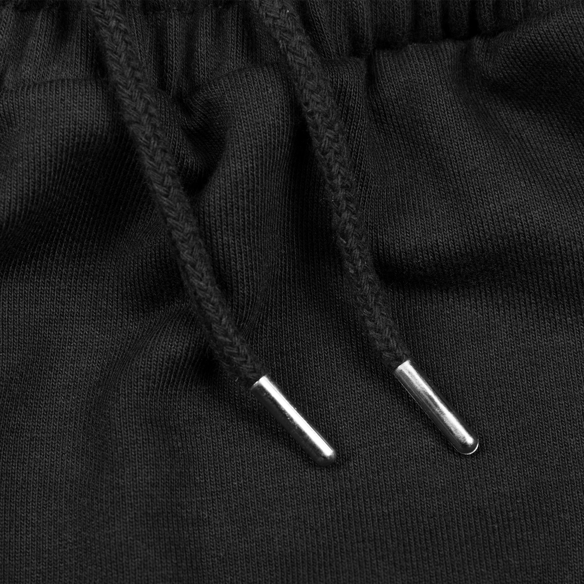 Reaper French Terry Long Shorts - Black