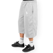 Reaper French Terry Long Shorts - Grey